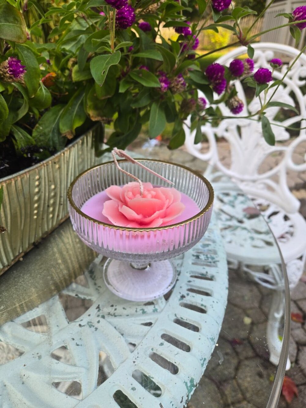 Rose candle - Picture 7 of 16